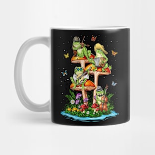 Mushroom Frogs Mug